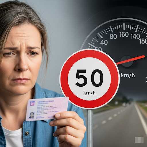 Hoe lang rijbewijs kwijt bij 50 km te hard