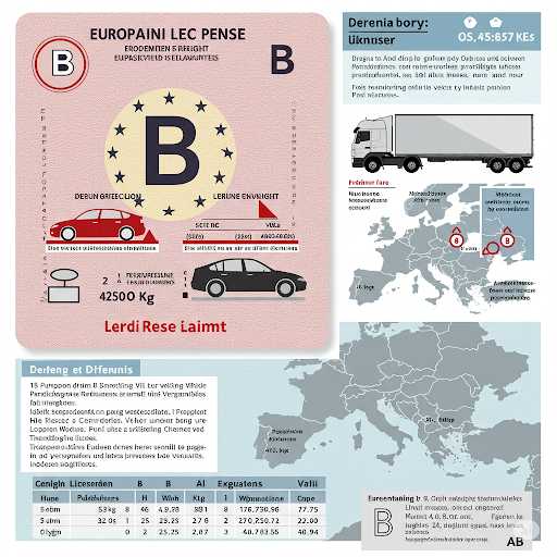 B rijbewijs naar 4250 kg in Europa wat je moet weten