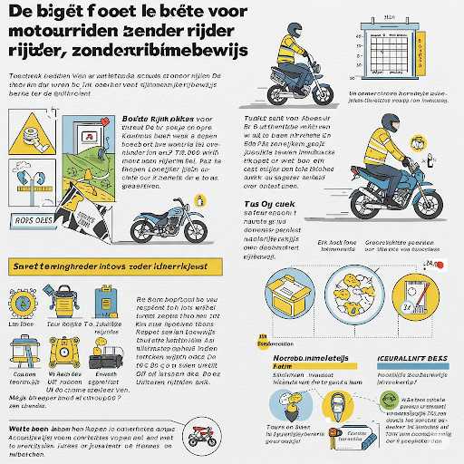 Motorrijden zonder rijbewijs boete wat moet je weten